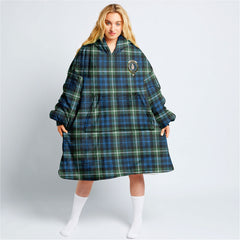 Lamont Ancient Tartan Hoodie Blanket