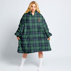 MacDonald of the Isles Hunting Ancient Tartan Hoodie Blanket