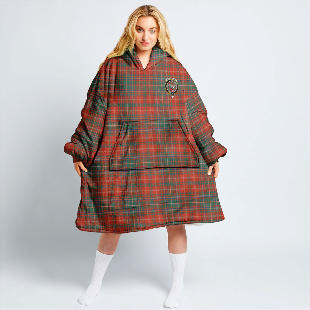 MacDougall Ancient Tartan Hoodie Blanket