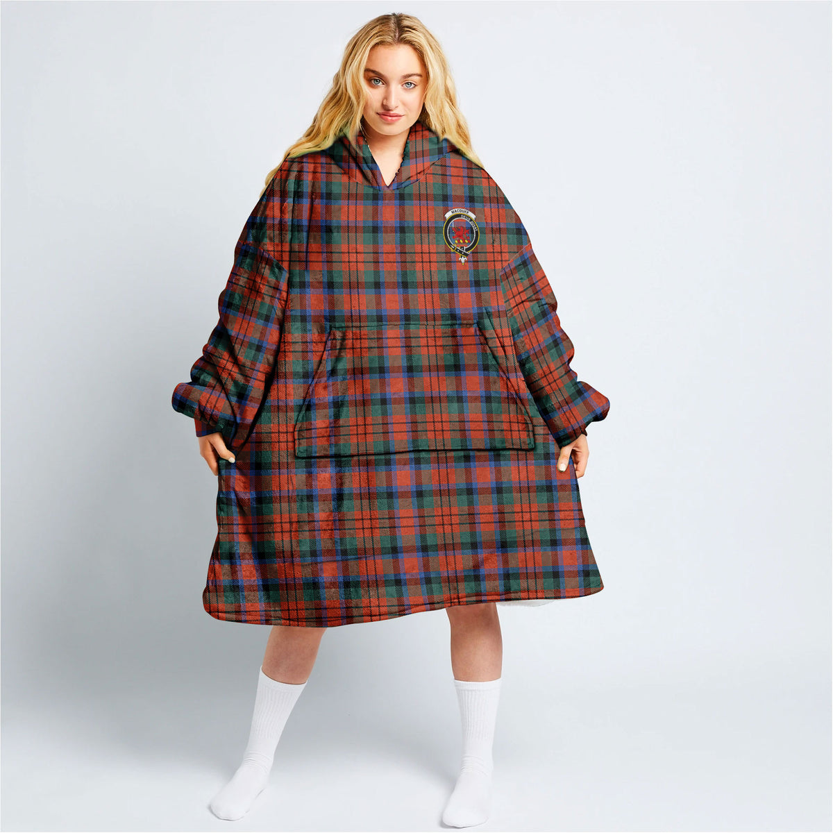 MacDuff Ancient Tartan Hoodie Blanket