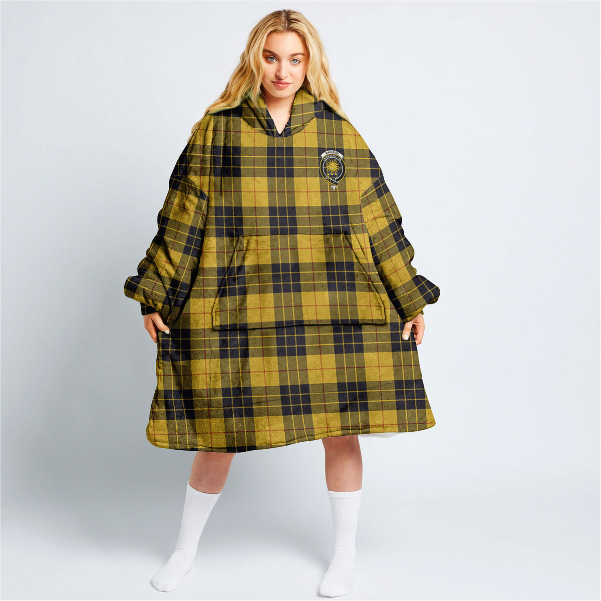 MacLeod of Lewis Ancient Tartan Hoodie Blanket