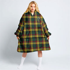 MacMillan Old Modern Tartan Hoodie Blanket