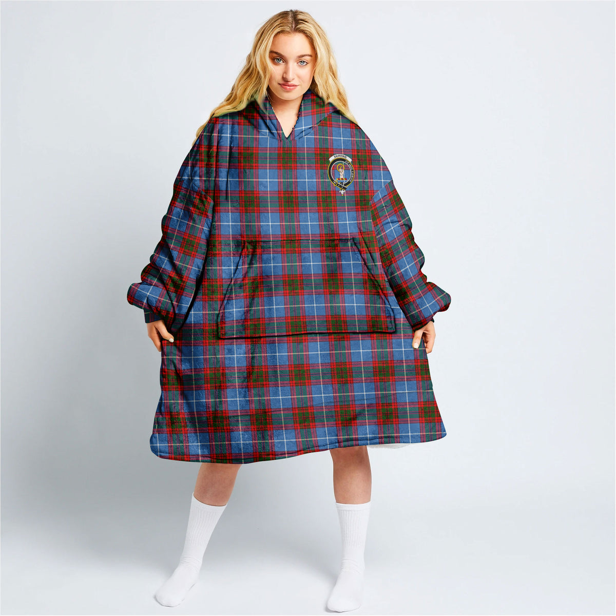 Skirving Tartan Hoodie Blanket