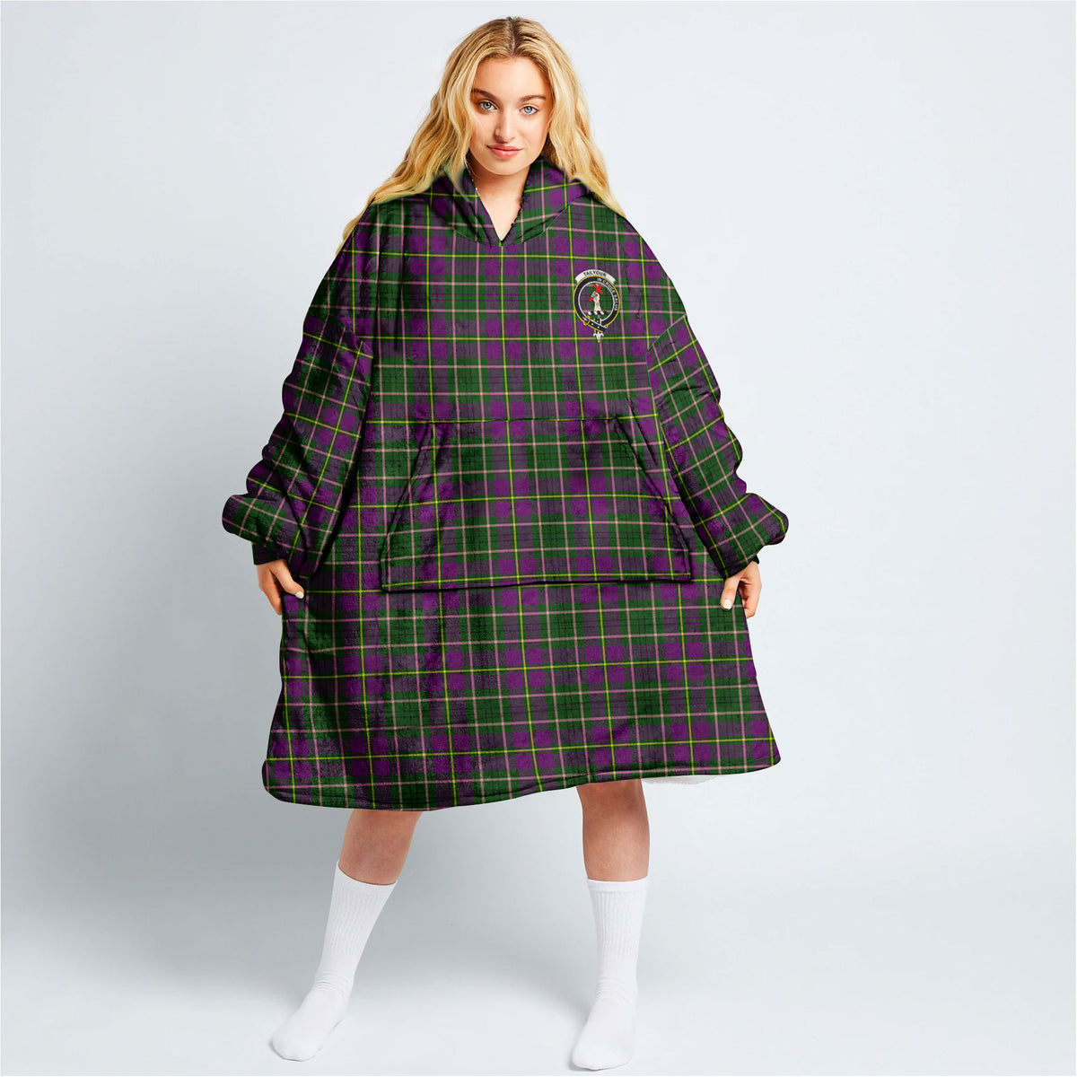 Tailyour (or Taylor) Tartan Hoodie Blanket