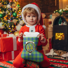 Johnstone Ancient Tartan Crest Christmas Stocking