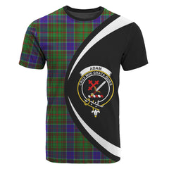 Adam Tartan Crest T-shirt - Circle Style