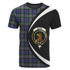 Baird Modern Tartan Crest T-shirt - Circle Style