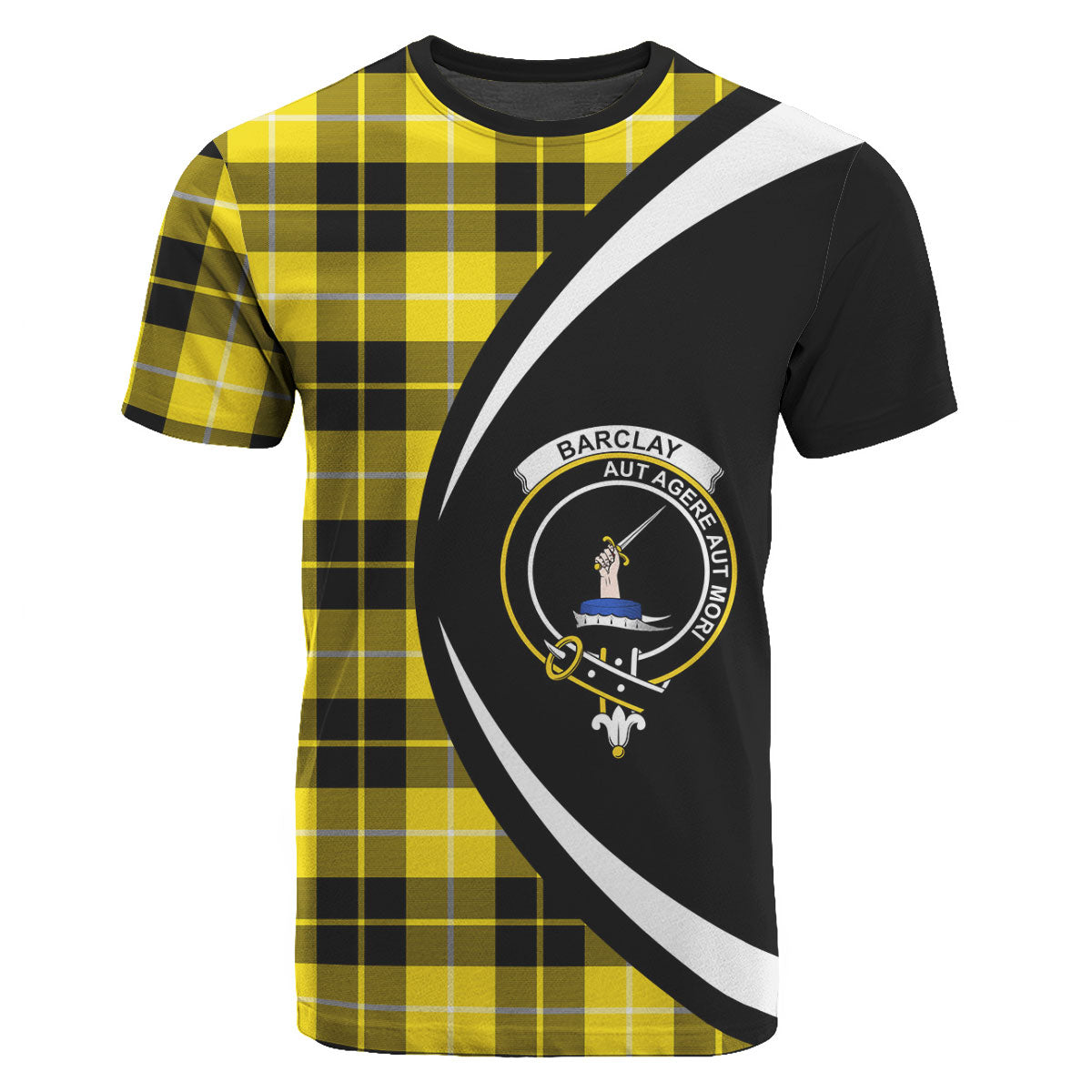 Barclay Dress Modern Tartan Crest T-shirt - Circle Style