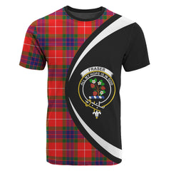 Fraser Tartan Crest T-shirt - Circle Style