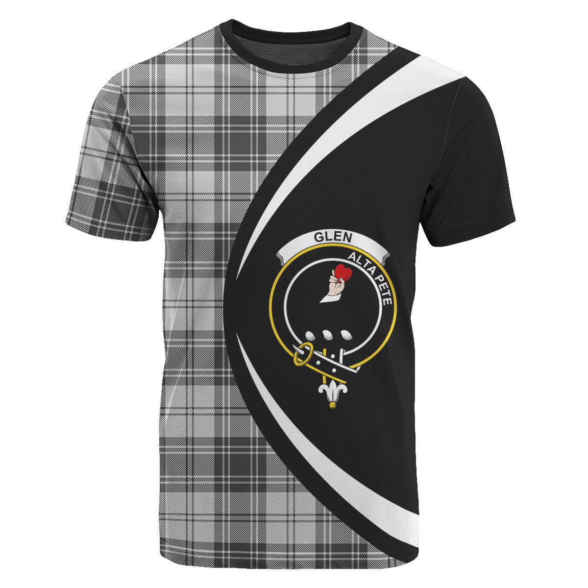 Glen Tartan Crest T-shirt - Circle Style