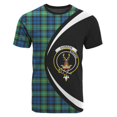 Gordon Ancient Tartan Crest T-shirt - Circle Style