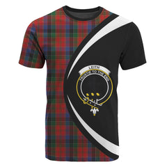 Leith Tartan Crest T-shirt - Circle Style