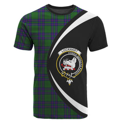 Lockhart Modern Tartan Crest T-shirt - Circle Style
