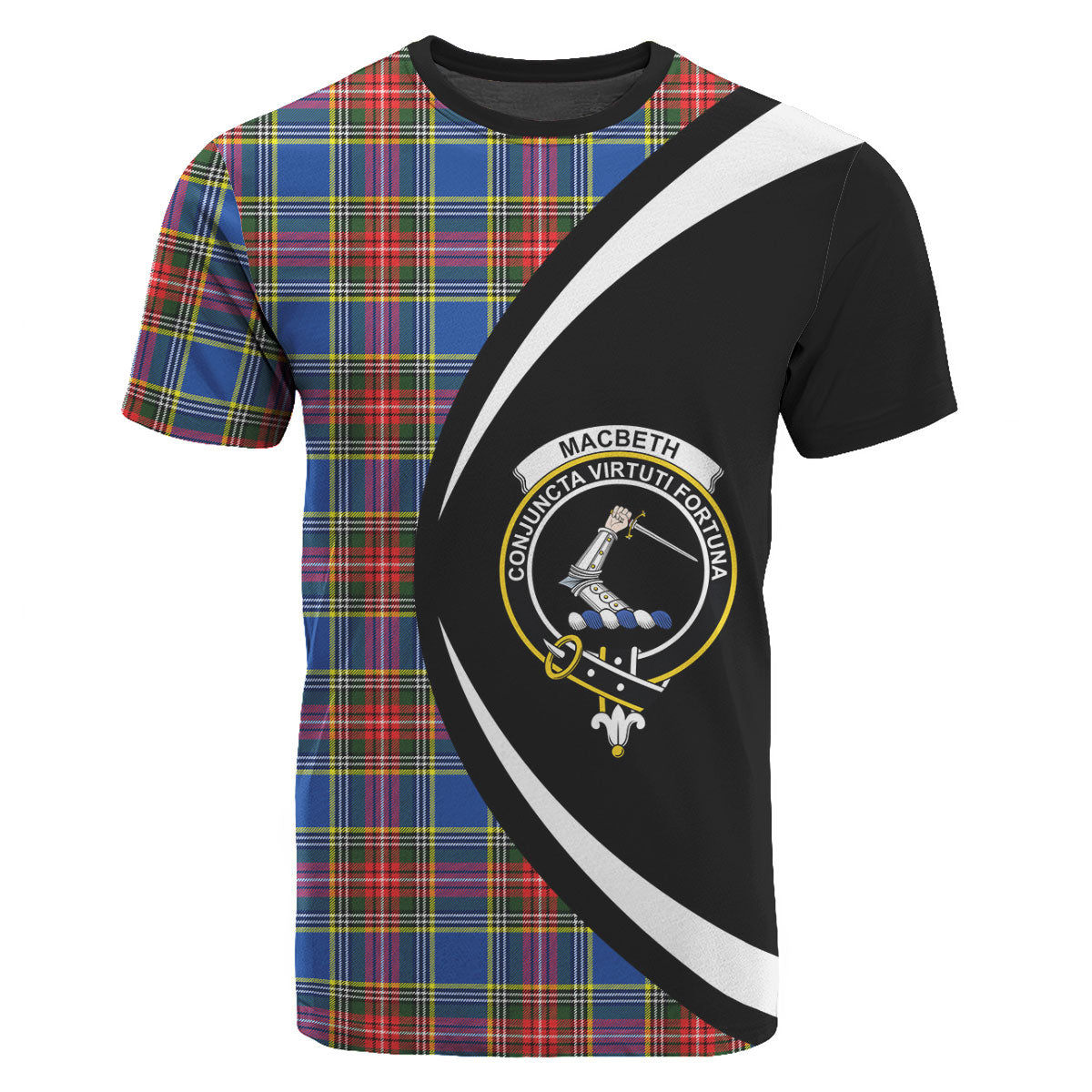 MacBeth Modern Tartan Crest T-shirt - Circle Style