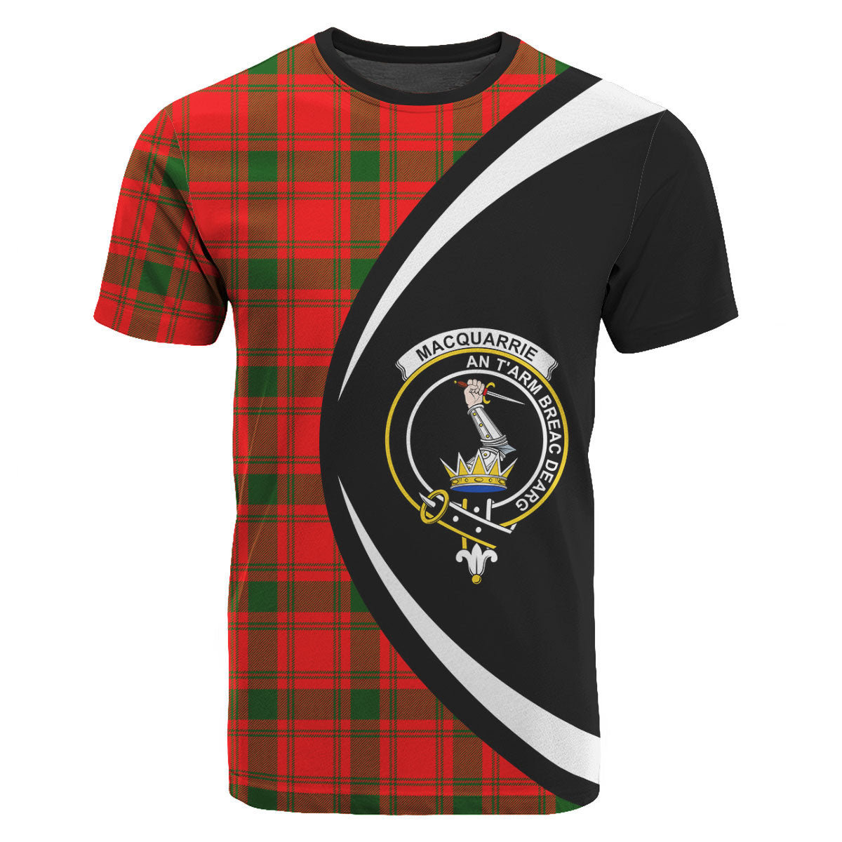 MacQuarrie Tartan Crest T-shirt - Circle Style