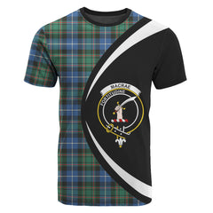 MacRae Hunting Ancient Tartan Crest T-shirt - Circle Style