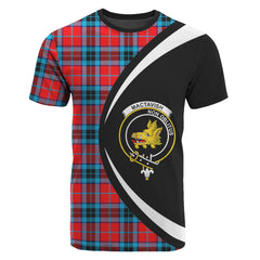 MacTavish Modern Tartan Crest T-shirt - Circle Style