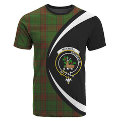 Maxwell Hunting Tartan Crest T-shirt - Circle Style