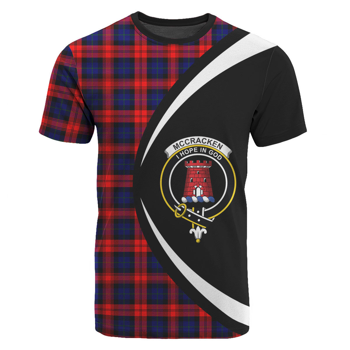 McCracken Tartan Crest T-shirt - Circle Style