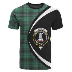 McLean Hunting Ancient Tartan Crest T-shirt - Circle Style