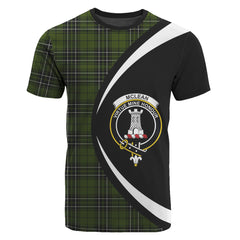 McLean Hunting Tartan Crest T-shirt - Circle Style