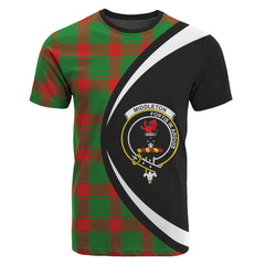 Middleton Modern Tartan Crest T-shirt - Circle Style