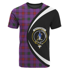 Montgomery Modern Tartan Crest T-shirt - Circle Style