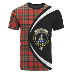 Monypenny Tartan Crest T-shirt - Circle Style