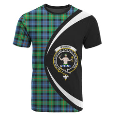 Murray of Atholl Ancient Tartan Crest T-shirt - Circle Style