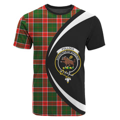 Pollock Tartan Crest T-shirt - Circle Style