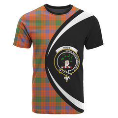 Ross Ancient Tartan Crest T-shirt - Circle Style