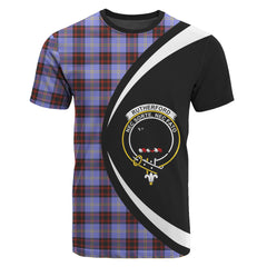 Rutherford Tartan Crest T-shirt - Circle Style