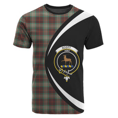 Scott Brown Ancient Tartan Crest T-shirt - Circle Style