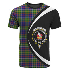 Whiteford Tartan Crest T-shirt - Circle Style