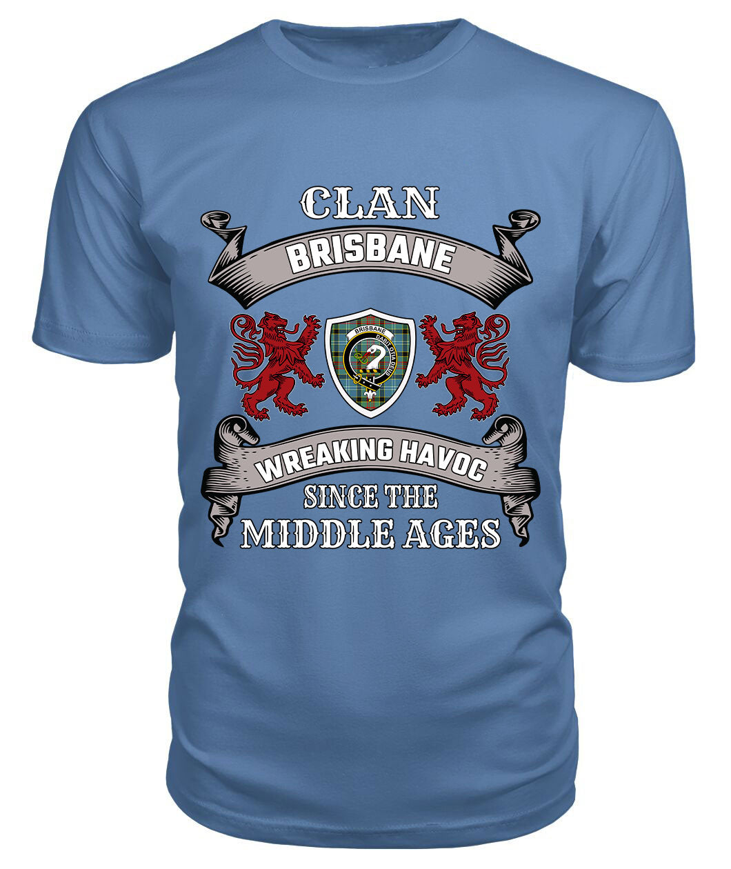 Brisbane Family Tartan - 2D T-shirt