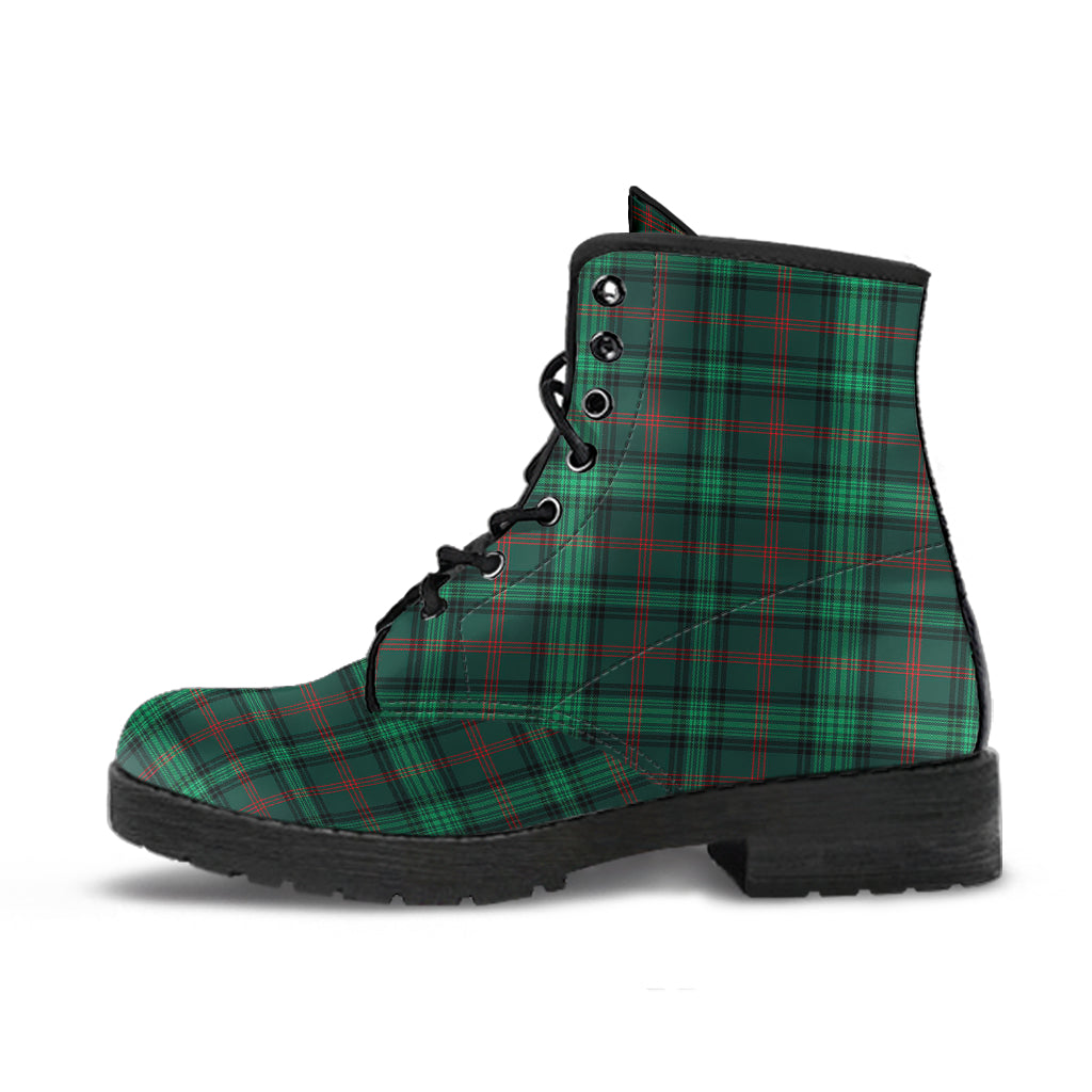 Ross Hunting Modern Tartan Leather Boots - SP