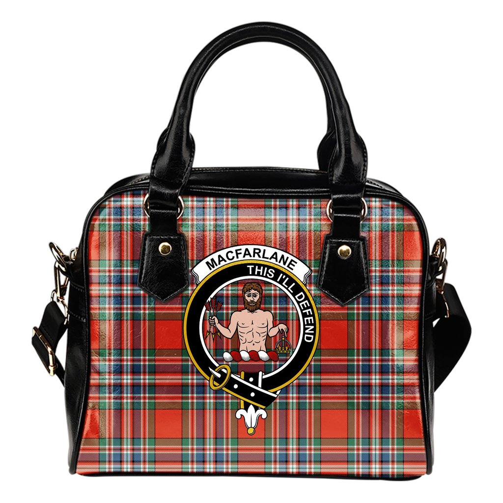 MacFarlane Ancient Tartan Crest Shoulder Handbags