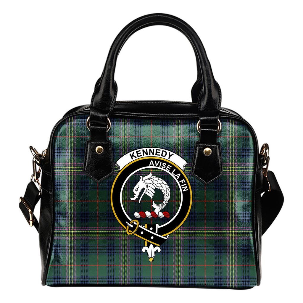 Kennedy Modern Tartan Crest Shoulder Handbags