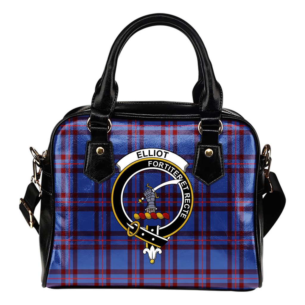 Elliot Modern Tartan Crest Shoulder Handbags