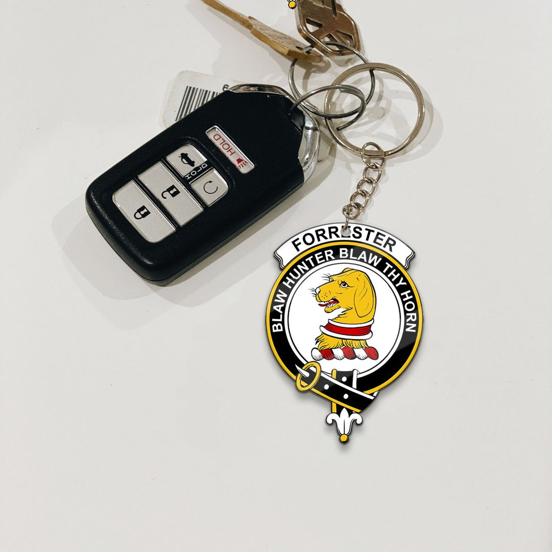 Forrester Crest Keychain