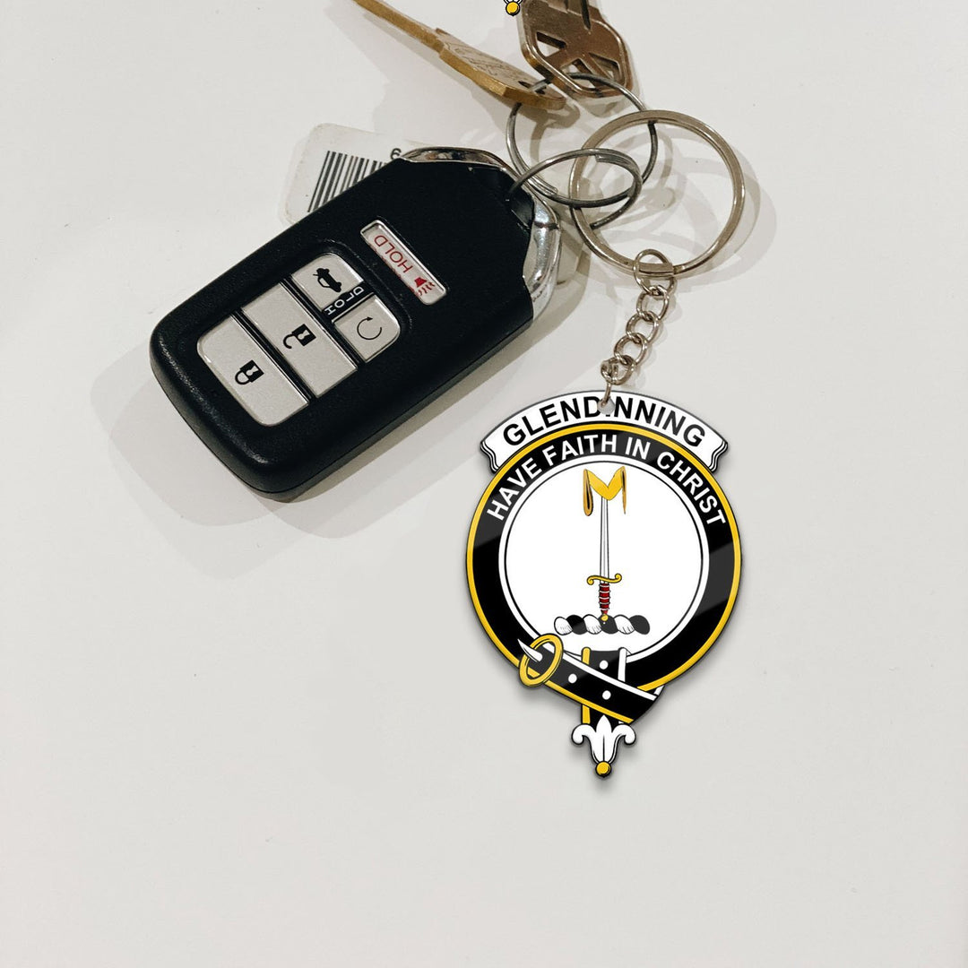 Glendinning Crest Keychain