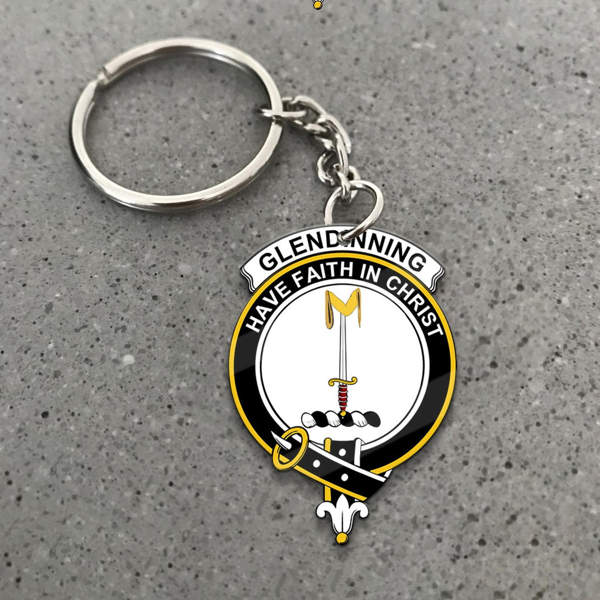 Glendinning Crest Keychain