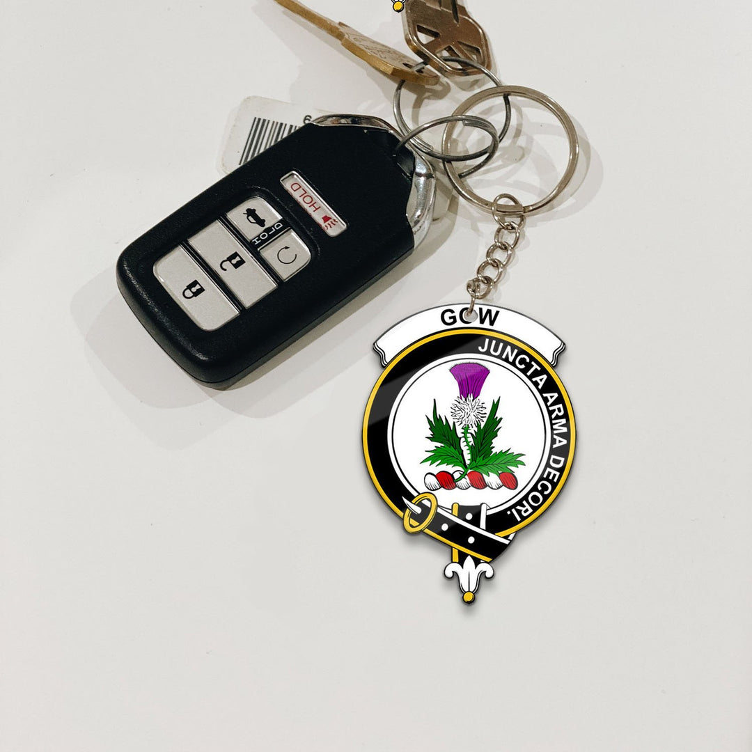 Gow (of Skeoch) Crest Keychain