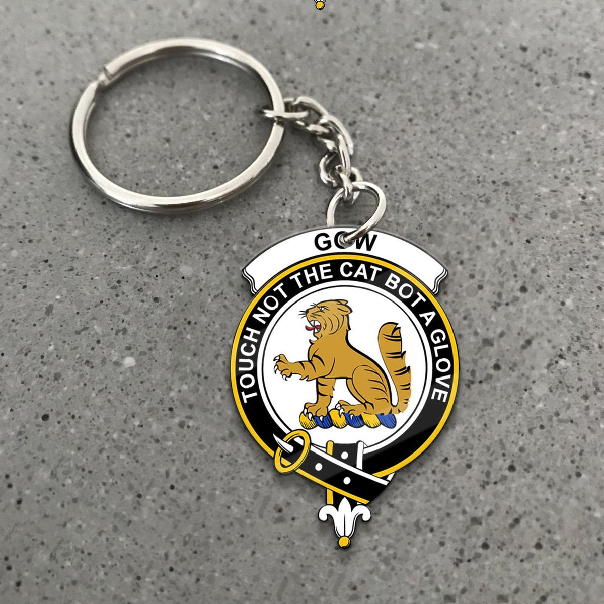 Gow (or McGouan) Crest Keychain