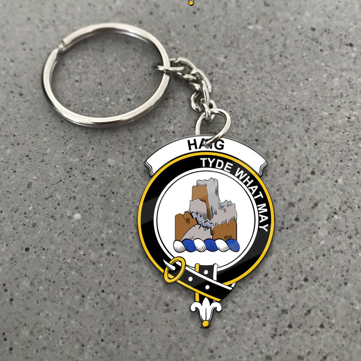 Haig Crest Keychain