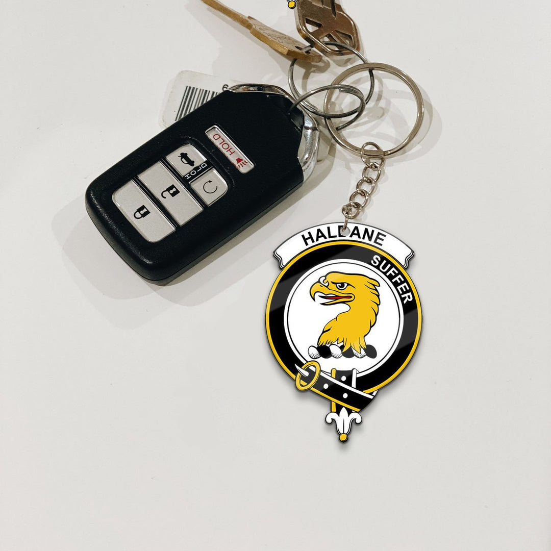 Haldane Crest Keychain