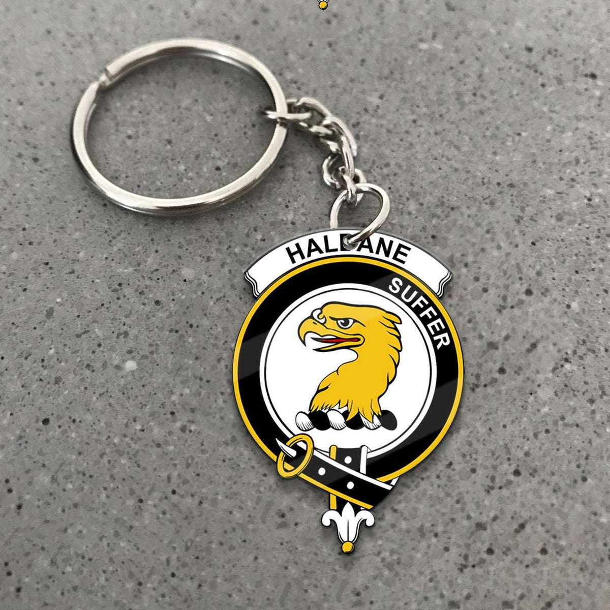 Haldane Crest Keychain