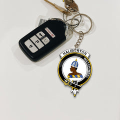 Haliburton Crest Keychain