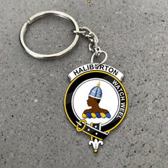 Haliburton Crest Keychain