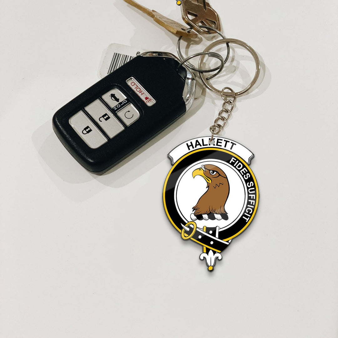 Halkett Crest Keychain